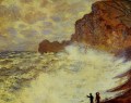 Stürmisches Wetter bei Etretat Claude Monet